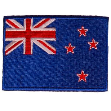 Strijkapplicatie/Patch - Vlag Nieuw Zeeland - 8x6cm NIEUW beschikbaar voor biedingen