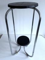 Plantentafel - Hout, Chroom - chrome buisframe, Antiek en Kunst