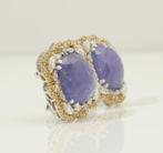Cocktail oorbellen - 14 karaat Geel goud - 31.77ct. tw.