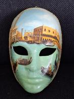 Kostuummasker (2) - Carta Alta Venezia - Italië - 1980-1990, Antiek en Kunst