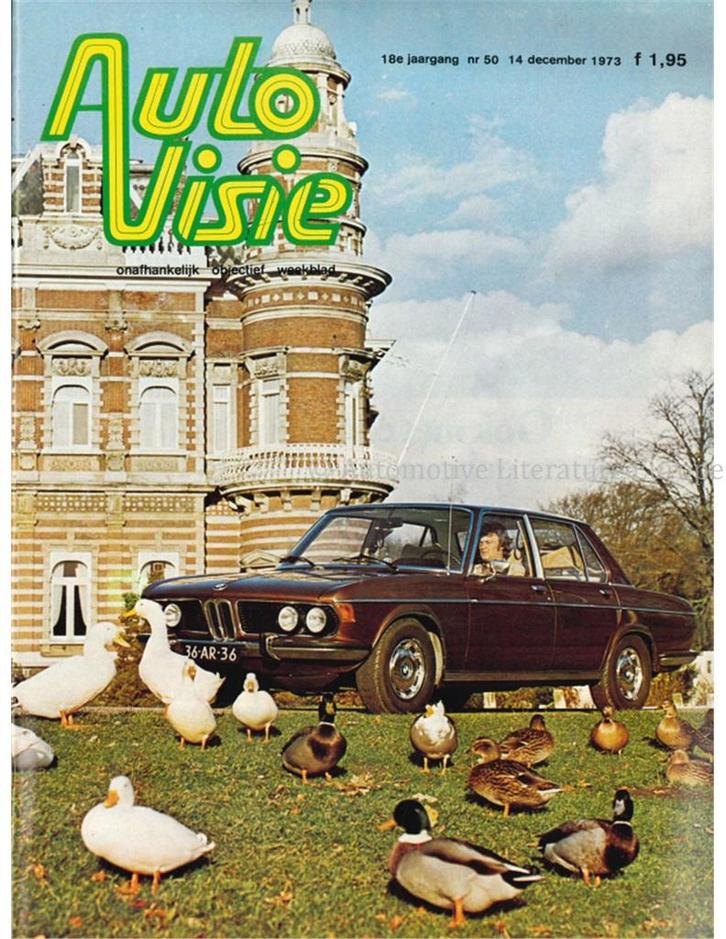 1973 AUTOVISIE MAGAZINE 50 NEDERLANDS, Boeken, Auto's | Folders en Tijdschriften
