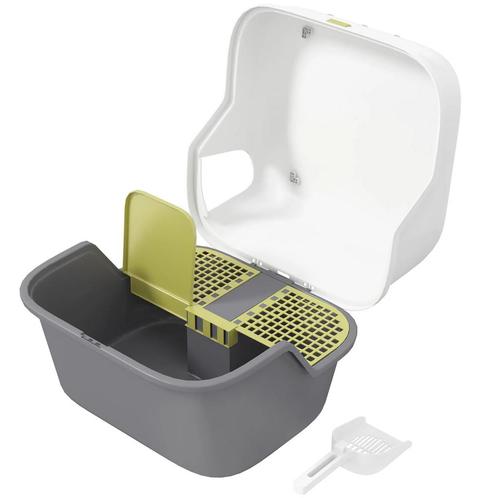 TRUUSK Kattenbak Met Deksel, Kattenbak Met Zeef, Schep, Gesl, Dieren en Toebehoren, Katten-accessoires, Nieuw, Verzenden