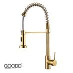 Nieuw Keukenkraan Gold Keuken kraan Goud uittrekbare uitloop, Doe-het-zelf en Verbouw, Sanitair, Ophalen of Verzenden, Nieuw, Rvs