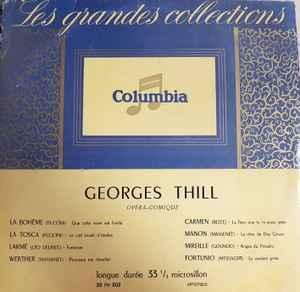 10 Inch - Georges Thill - OpÃ©ra-comique (France), Cd's en Dvd's, Vinyl Singles, Zo goed als nieuw, Verzenden