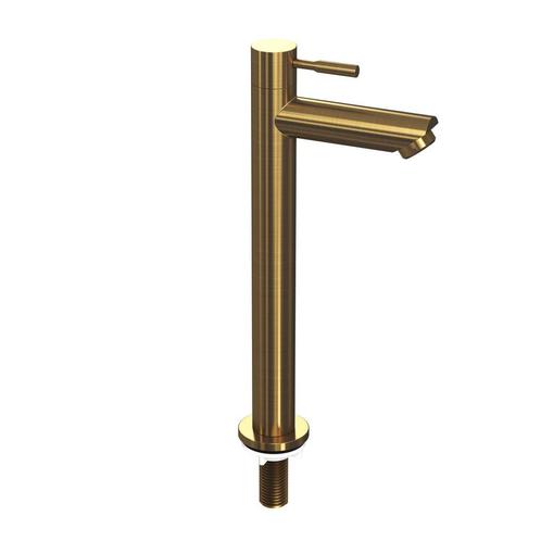 Fonteinkraan INK Hoog Model Brushed Mat Goud, Doe-het-zelf en Verbouw, Sanitair, Kraan, Nieuw, Ophalen of Verzenden