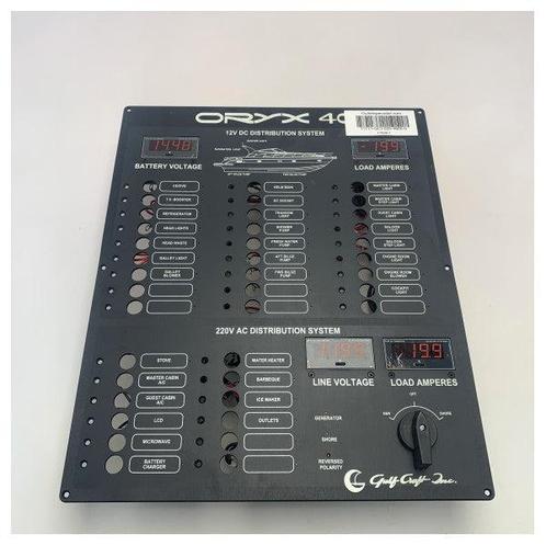 Bieden: Gulf Craft Oryx 40 AC | DC distribution panel 12V |, Watersport en Boten, Bootonderdelen, Elektra en Verlichting, Nieuw