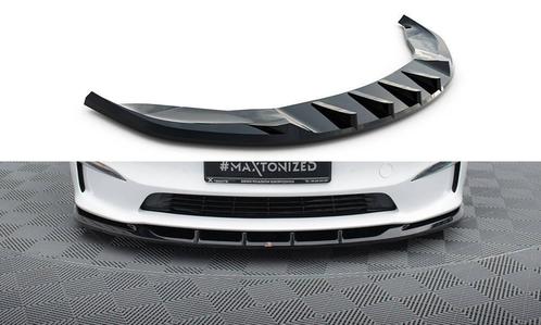 Voorspoiler Tesla Model S Plaid Gloss-Black V3, Auto-onderdelen, Carrosserie en Plaatwerk, Ophalen of Verzenden