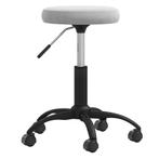 vidaXL Eetkamerstoel fluweel lichtgrijs, Huis en Inrichting, Stoelen, Verzenden, Nieuw, Grijs
