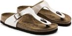 Birkenstock - 39 - Gizeh Dames Slippers - White, Kleding | Dames, Schoenen, Verzenden, Nieuw