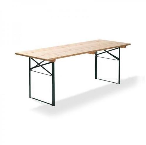 Biertafel | Groen | Hout | 220x80x78 cm, Zakelijke goederen, Horeca | Keukenapparatuur, Verzenden