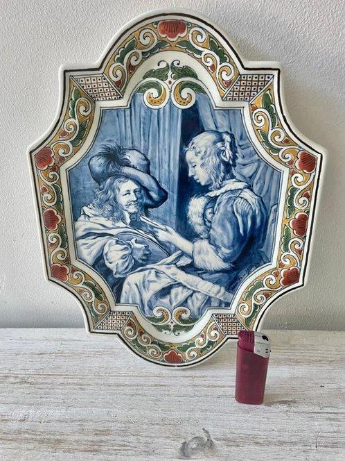 De Porceleyne Fles, Delft - Mar de Bruijn - Wandbord - 1976, Antiek en Kunst, Antiek | Glas en Kristal