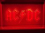 ACDC rock muziek neon bord lamp LED verlichting reclame lich, Verzamelen, Verzenden, Nieuw