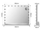 LED Make-upspiegel met 20 Lampen en Dimbaar Licht, Verzenden, Nieuw