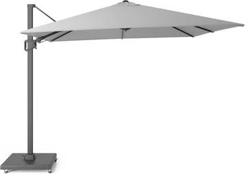 Platinum Zweefparasol Summer II T2 Light Grey 300 x 300 cm beschikbaar voor biedingen