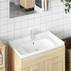 vidaXL Wastafel rechthoekig 91,5x48x23 cm keramiek wit, Verzenden, Nieuw