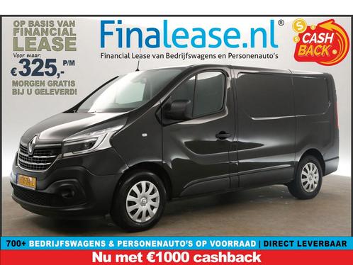 Renault Trafic 2.0 dCi T29 L1H1 146PK AUT Airco Cam €325pm, Auto's, Bestelauto's, Lease, Automaat, Diesel, Renault, Zwart, Verzenden