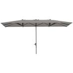 TRUUSK Dubbele Parasol Met Kruk 451 X 264 Cm, UV Bescherming, Tuin en Terras, Verzenden, Nieuw