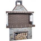 Stenen barbecue brown firebrick & stenari-karystos, Nieuw, Ophalen of Verzenden