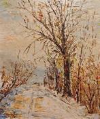 École postimpressionniste (XX) - Paysage d’hiver