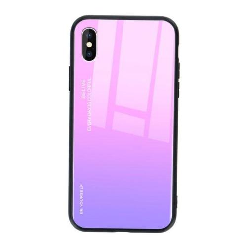 iPhone XR Hoesje Gradient - TPU en 9H Glas - Shockproof, Telecommunicatie, Mobiele telefoons | Hoesjes en Frontjes | Apple iPhone