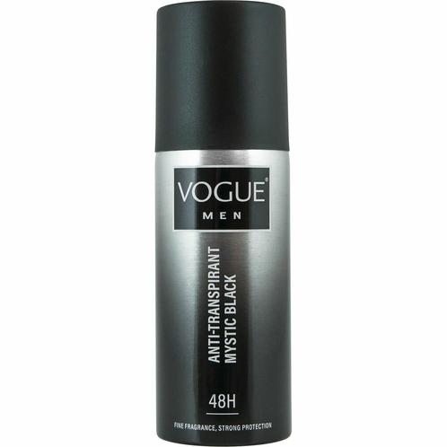 6x Vogue Anti-Transpirant Mystic Black 150 ml, Sieraden, Tassen en Uiterlijk, Uiterlijk | Lichaamsverzorging, Nieuw, Verzenden