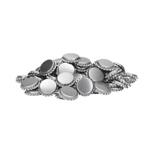 West Kin Look - Kroonkurk zilver - 100 stuks 26 mm, Huis en Inrichting, Keuken | Potten en Pannen, Overige typen, Nieuw, Ophalen of Verzenden