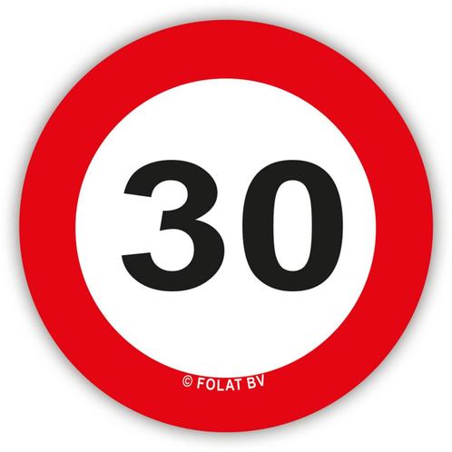 Confetti 30 Jaar Verkeersbord 48st, Hobby en Vrije tijd, Feestartikelen, Nieuw, Verzenden