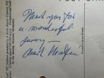 Charlie Chaplin - Autographed Postcard, Hand Signed in Blue, Nieuw