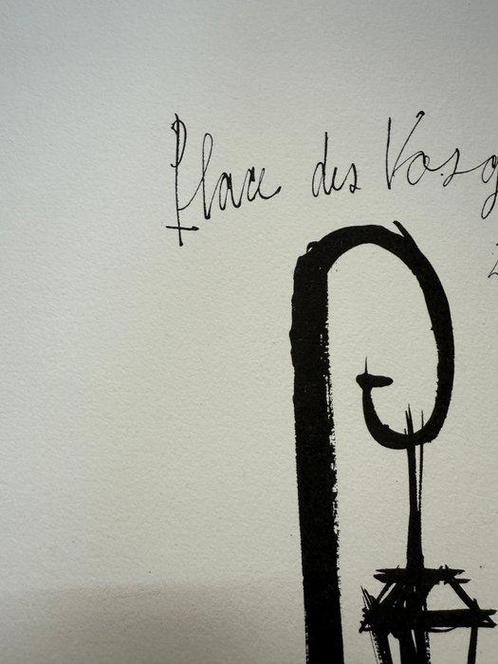 Bernard Buffet (1928-1999) - Place des Vosges - street lamp, Antiek en Kunst, Antiek | Overige Antiek