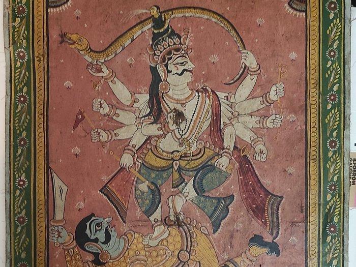 SHIVA schilderij - India - 20e eeuw, Antiek en Kunst, Kunst | Niet-Westerse kunst