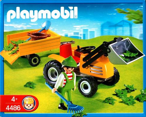 Playmobil Tuinier met Tractor - 4486 (Nieuw), Kinderen en Baby's, Speelgoed | Playmobil, Nieuw, Verzenden