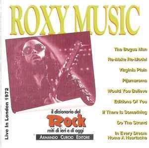 cd - Roxy Music - Live In London 1972, Cd's en Dvd's, Cd's | Rock, Zo goed als nieuw, Verzenden