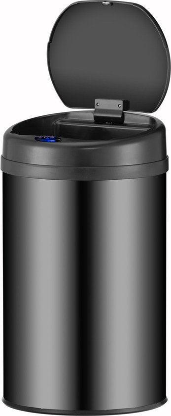 2dekans | Juskys – Sensor Prullenbak Rond – 30 l – Voorzien, Huis en Inrichting, Woonaccessoires | Prullenbakken, Zo goed als nieuw