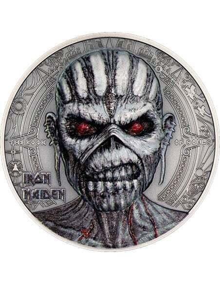 Cook Eilanden. 10 Dollars 2024 Book of Souls Iron Maiden, 2, Postzegels en Munten, Munten | Europa | Niet-Euromunten