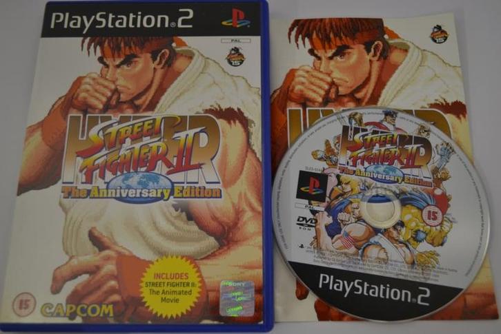 Hyper Street Fighter II - The Anniversary Edition (PS2 PAL), Spelcomputers en Games, Games | Sony PlayStation 2, 1 speler, Zo goed als nieuw