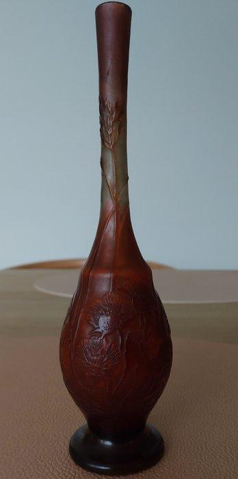 Emile Gallé - Vaas - Glas - Art Nouveau, Antiek en Kunst, Antiek | Glas en Kristal