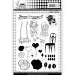 Clear Stamps - Yvonne Creations- Pretty Pierrot 2, Verzenden, Nieuw