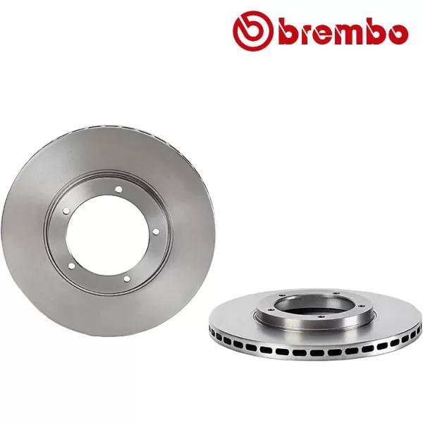 BREMBO Remschijf PORSCHE 924 2.5 S voorzijde, Auto-onderdelen, Ophanging en Onderstel, Nieuw, Verzenden