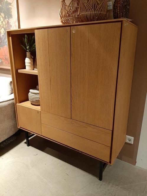Opbergkast Belvio - 125cm **SHOWROOMMODEL**, Huis en Inrichting, Kasten | Overige, Nieuw