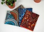4 Fat quarters - Blauw Multicolor mix Quiltstoffen / Patchwo, Ophalen of Verzenden, Nieuw