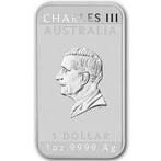 Australië. 1 Dollar 2025 Rectangular Dragon Bar, 1 Oz (.999)