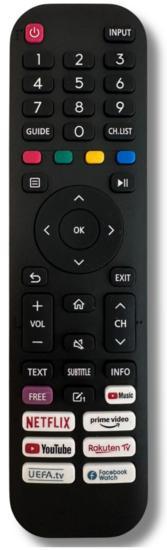 TuTu TUV32HQ1B afstandsbediening, Audio, Tv en Foto, Afstandsbedieningen, Verzenden