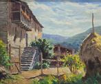 Francesc Carbonell Massabé (1928) - Patio rural, Antiek en Kunst
