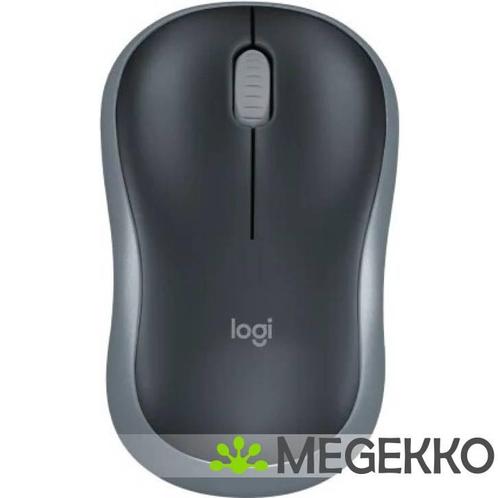 Logitech M185 Zwart/Grijs Draadloze Muis, Computers en Software, Muizen, Nieuw, Verzenden