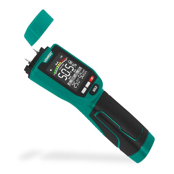 PRO Vochtmeter – 2-in-1 meting met pinnen of sensor – voor, Doe-het-zelf en Verbouw, Meetapparatuur, Nieuw, Verzenden