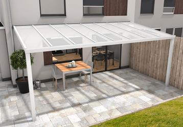 Aluminium terrasoverkapping Oase 407 x 254cm (polycarbonaat) beschikbaar voor biedingen