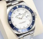 Philip Watch - Caribe Sport - White/ Navy blue - Swiss Made, Nieuw