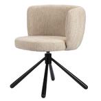 Shell Rotating Eetkamerstoel – Naturel | Draaibare Designsto, Huis en Inrichting, Stoelen, Ophalen, Nieuw