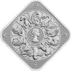 1 oz Royal Mint Queens Beast Completer zilverbaar, Postzegels en Munten, Edelmetalen en Baren, Verzenden, Zilver