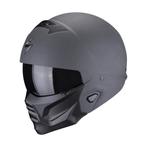 Scorpion EXO-Combat Evo II - Graphite, Verzenden, Nieuw met kaartje, L, Jethelm